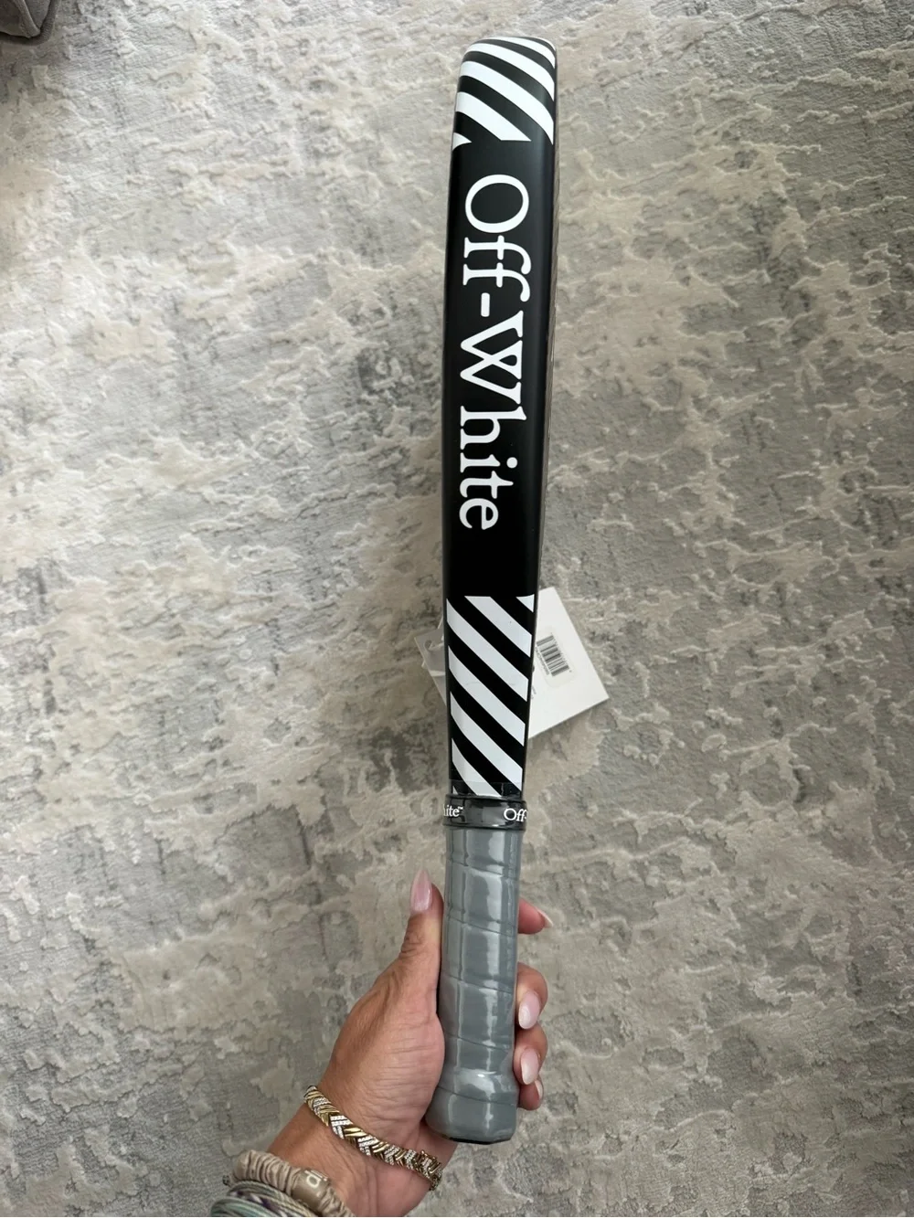 Off White Fiber Glass Padel Racket - Picture 2 of 9
